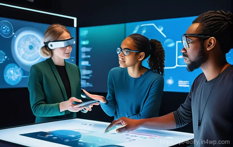 비주얼러닝의 교육적 적용 사례 - **Prompt 1: The Engaged Visual Learner's Mindscape**
    "A vibrant and dynamic illustration showcas...