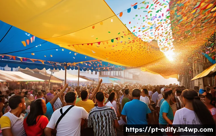 시각화 자료의 효과적인 활용 사례 - **Prompt 1: Vibrant Brazilian Street Festival**
    A lively street festival scene in Rio de Janeiro...
