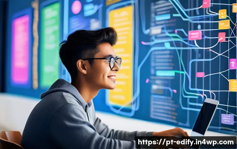 시각화 학습 기법의 최신 트렌드 - **Prompt:** A dynamic, brightly lit scene featuring a young adult, possibly a university student, si...